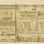 Lottoschein um 1890